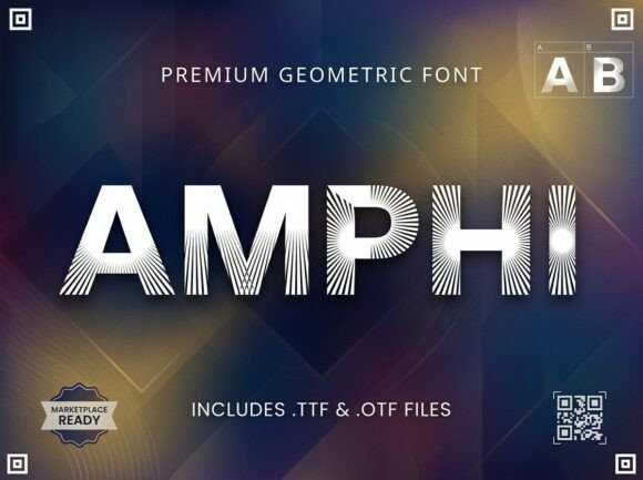 Amphi: A Decorative Display Font for Creative Projects