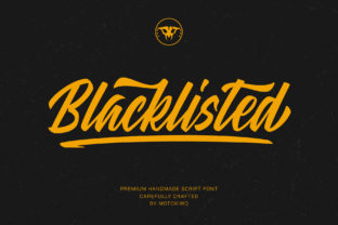 Blacklisted: A Vintage Script Font for Modern Design
