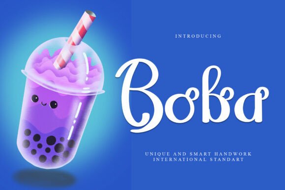 Boba: The Elegant Font for Every Creative Project