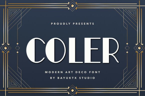 Coler Art Deco: Timeless Geometric Elegance for Modern Design