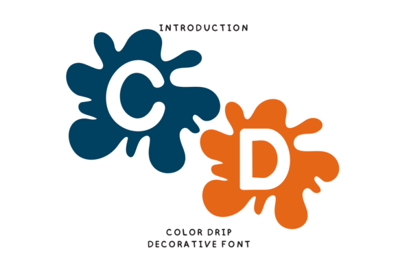 Color Drip Font: A Playful Choice for Creative Projects