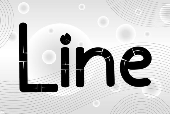 Discover the Elegance of the Line Font for Your Designs