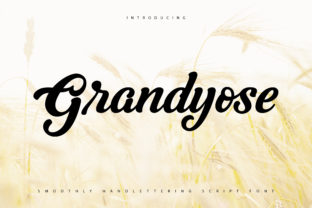 Grandiose: A Stylish Handwritten Font for Elegant Designs