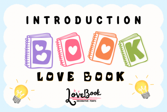 Love Book: A Creative Font for Inviting Designs