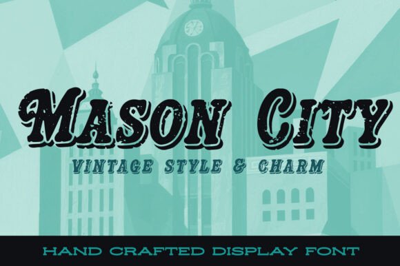 Mason City: A Retro Serif Font with Warm, Organic Charm