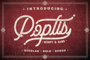 Poptis & Heaver: A Font Duo for Custom Design