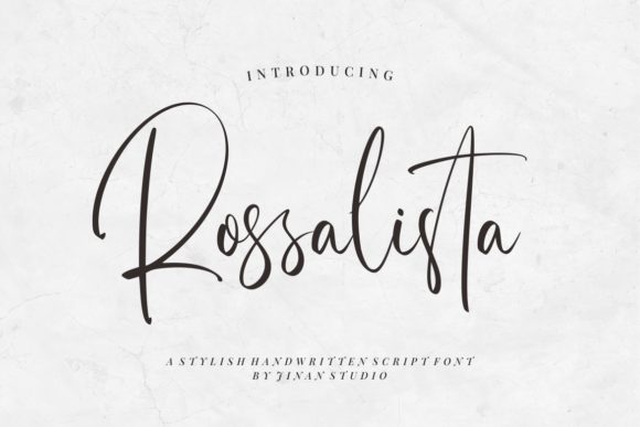 Rossalista: A Font of Graceful Beauty