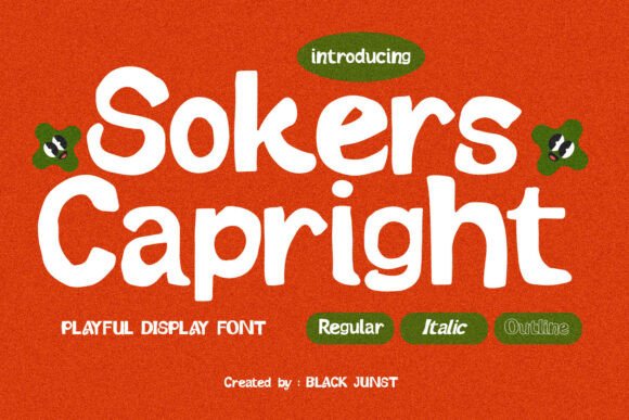 Sokers Capright: Bold, Playful Typography for Creative Projects