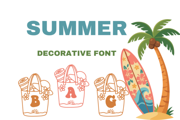 Summer Bag: A Playful Font for Creative Projects