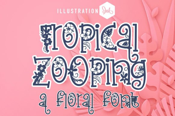 Tropical Zooping: A Font That Brings the Jungle to Your Design