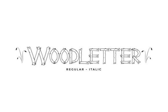 Wood Letter: A Display Font for Timeless, Rustic Charm